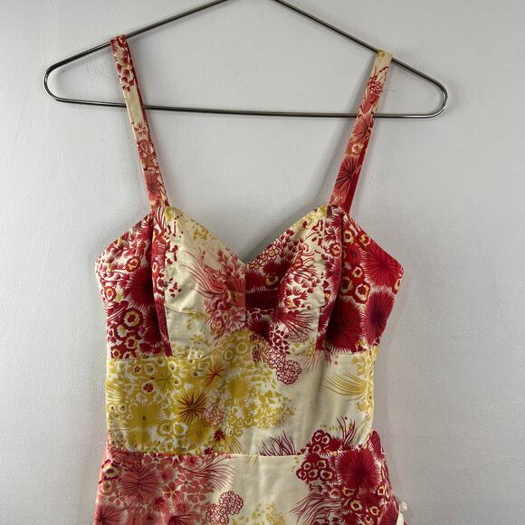 VINTAGE 1950s HAWAIIAN PINUP SWIMSUIT PARADISE HAWAII ROMPER BATHING BOMBSHELL - Picture 2 of 10